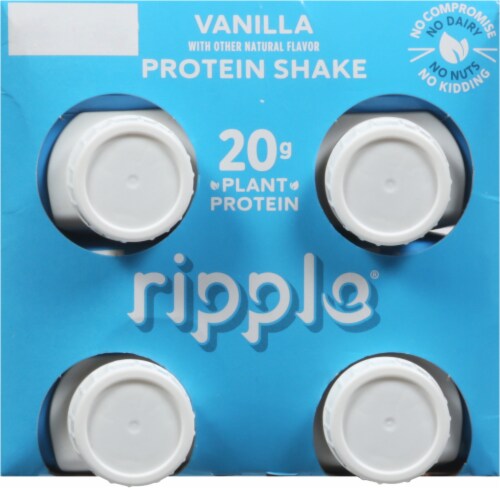 Ripple Vanilla Plant Protien Shakes Perspective: top