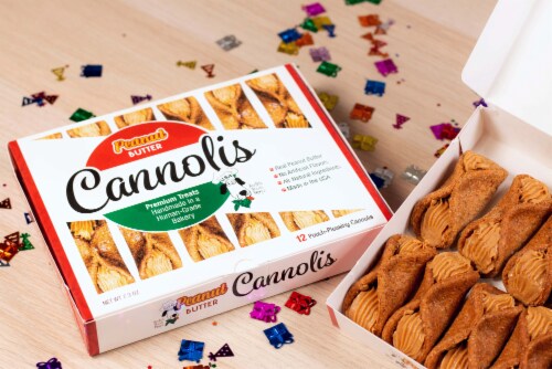 Peanut Butter Cannolis - 12 Pack Perspective: top