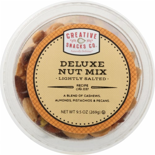 Creative Snacks Co. Roasted Lightly Salted Deluxe Nut Mix Perspective: top