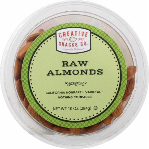 Creative Snacks Co. Raw Nonpareil Almonds Perspective: top