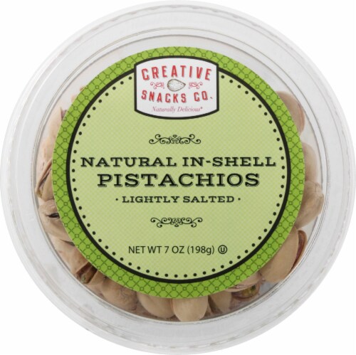 Creative Snack Co. Lightly Salted Roasted In-Shell Pistachios Perspective: top