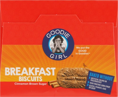 Goodie Girl Gluten Free Cinnamon Brown Sugar Breakfast Biscuits Perspective: top