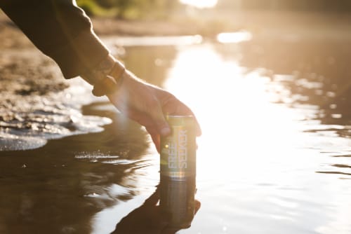 Freeseeker Chardonnay Single Can Perspective: top