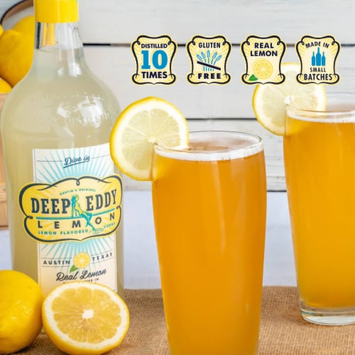 Deep Eddy Lemon Vodka Perspective: top