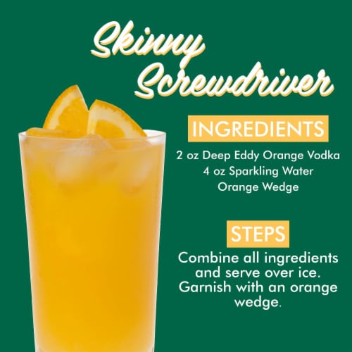 Deep Eddy Orange Flavored Vodka Perspective: top