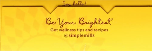 Simple Mills® Sweet Thins® Lemon Seed & Nut Flour Cookies Perspective: top