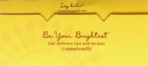 Simple Mills® Organic Everything Seed Flour Crackers Perspective: top