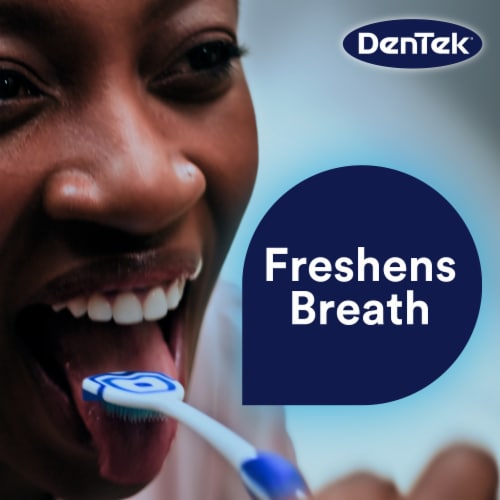 DenTek Orabrush 2-in-1 Breath Freshening Tongue Cleaner Perspective: top