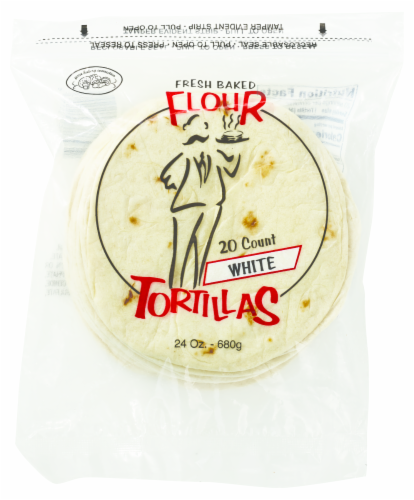 Kroger® Fresh White Flour Tortillas Perspective: top
