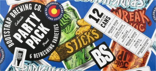 Bootstrap Brewing Pale Ale Beer Variety Pack Perspective: top