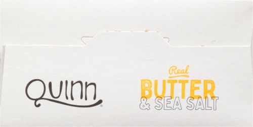 Quinn® Butter & Sea Salt Microwave Popcorn Perspective: top