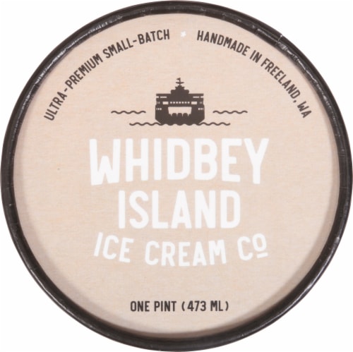 Whidbey Island Skagit Triple Berry Ice Cream Pint Perspective: top