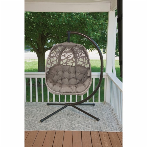 Flowerhouse Sand Hanging Swing Patio Chair FHEC100-BRANCH Perspective: top