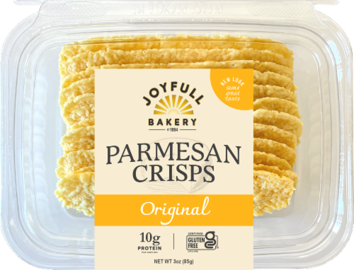 Joyfull Bakery® Original Parmesan Crisps Perspective: top