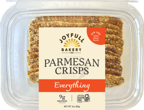 Joyfull Bakery® Everything Parmesan Crisps Perspective: top