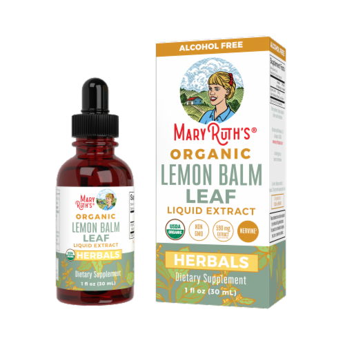 Maryruth's® Organic Lemon Balm Liquid Extract Perspective: top