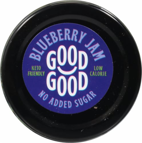 GOOD GOOD® Blueberry Jam (12oz) – No Added Sugar, 12 oz