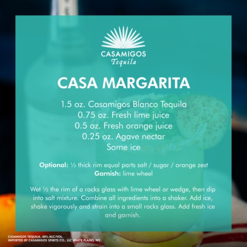 Casamigos Blanco Tequila Perspective: top
