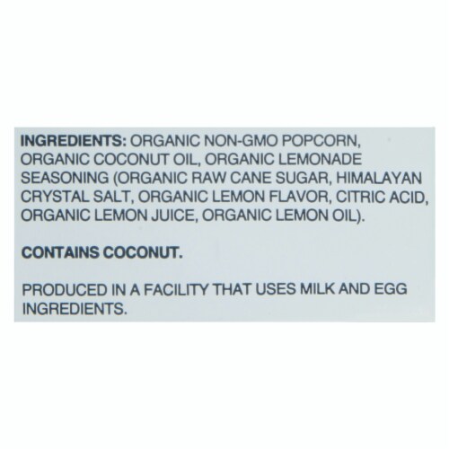 LesserEvil® Organic Lemonade Popcorn Perspective: top