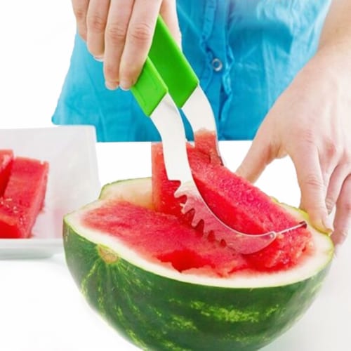 Slice Right Watermelon Slicer - 2 Pack Perspective: top
