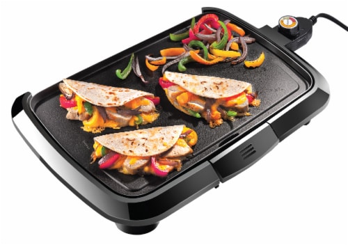 Chefman Electric Nonstick Griddle - Black Perspective: top