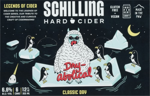 Schilling London Dry Traditional Craft Cider Perspective: top