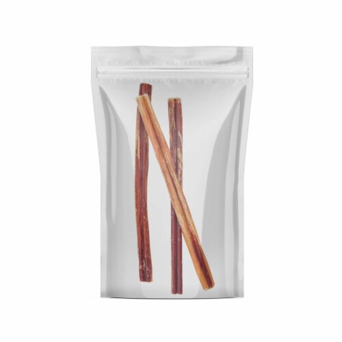 JoJo Modern Pets 12 Inch Bully Sticks - All Natural Dog Treats - Thick Perspective: top