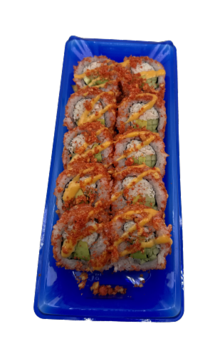 Inku Sushi Cheetos Flamin' Hot California Roll Perspective: top