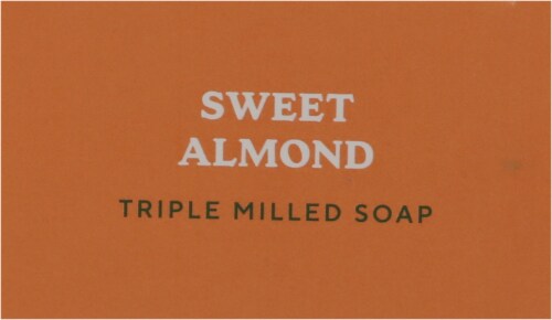 South of France Almond Gourmande Bar Soap Perspective: top