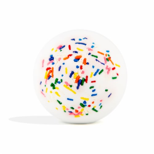 Da Bomb® Bath Almond Buttercream With Suprise Inside Cake Bomb™ Bath Fizzer Perspective: top