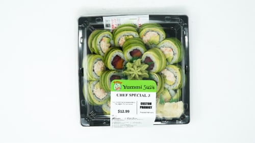 Yummi Sushi Chef Special 3 Perspective: top