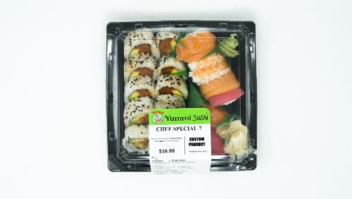 Yummi Sushi Chef Special 7 Perspective: top