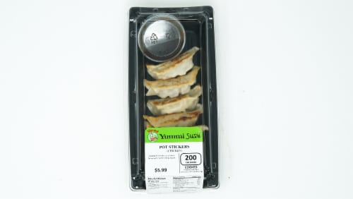 Yummi Sushi Chicken Pot Stickers Perspective: top