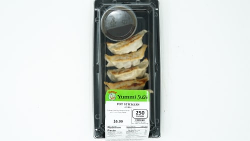 Yummi Sushi® Pork Pot Stickers Perspective: top