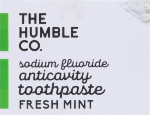 The Humble Co Fresh Mint Toothpaste Perspective: top