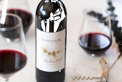 Tamarack Cellars Firehouse Washington Red Wine Perspective: top