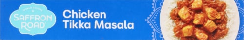 Saffron Road Chicken Tikka Masala with Basmati Rice Gluten-Free Frozen Meal Perspective: top