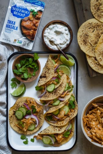 Saffron Road® Tikka Masala Gluten-Free Simmer Sauce Perspective: top