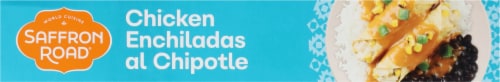 Saffron Road® Chicken Enchiladas Al Chipotle Gluten-Free Mexican Frozen Dinner Perspective: top