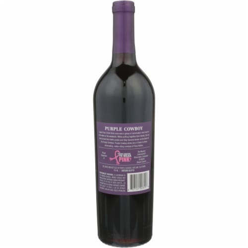 Purple Cowboy Cabernet Sauvignon California Red Wine Perspective: top