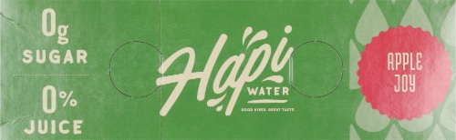 Hapi Water Apple Joy Fortified Water Beverage Perspective: top