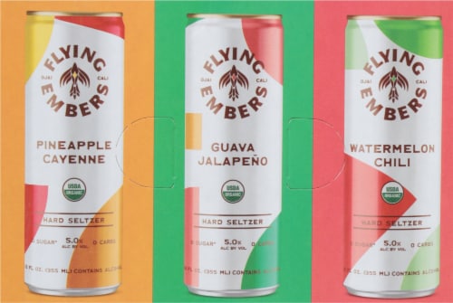 Flying Embers Collection Hard Seltzer Perspective: top