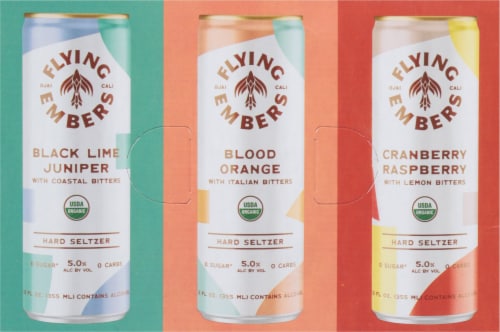 Flying Embers Collection Hard Seltzer Variety Pack Perspective: top