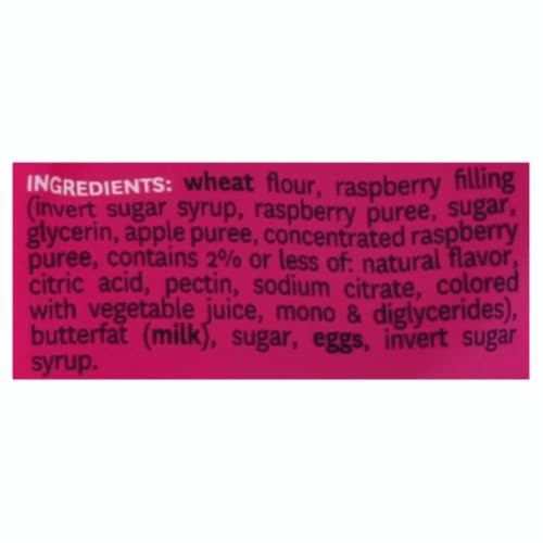 Belgian Boys - Tarts Cookie Rasberry 4.4 oz (Pack of 6) Perspective: top