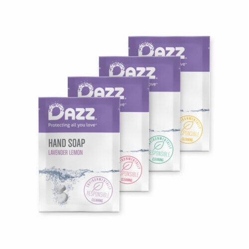 Dazz® Cleaners - Hand Soap Foam Refill Kit 4 Count (Pack of 12) Perspective: top