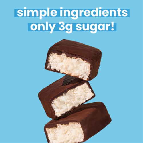 Unreal® Dark Chocolate Coconut Bars Perspective: top