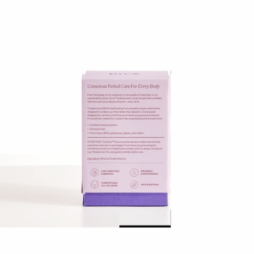 DivaCup® Menstrual Cup Model 2 Perspective: top