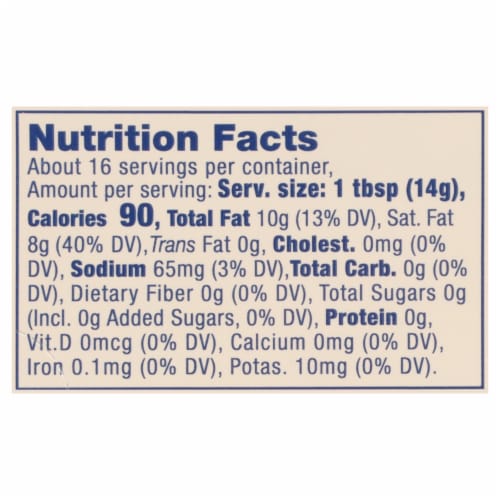 Miyoko's Creamery Salted European Style Plant Milk Butter 8 oz Perspective: top