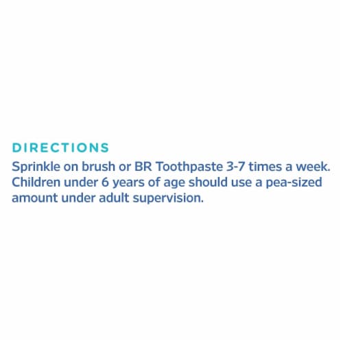 Essential Oxygen BR Fresh Mint Tooth Powder Perspective: top