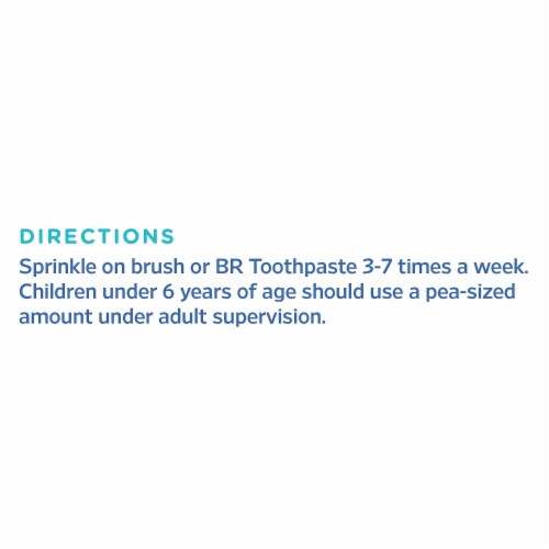 Essential Oxygen BR Fresh Mint Tooth Powder Perspective: top